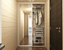 Встроенная прихожая в узком коридоре