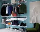 Гардеробная в квартире-студии