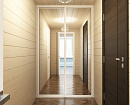 Встроенная прихожая в узком коридоре