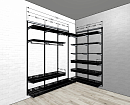 Гардеробная система угловая
