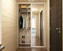 Встроенная прихожая в узком коридоре